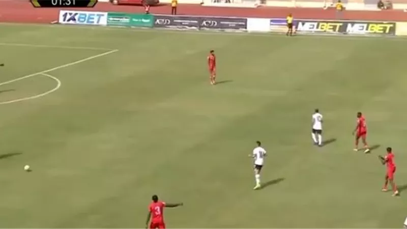 دفاع غينيا بيساو ينجح فى التصدى لأولى هجمات منتخب مصر