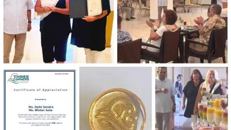 تكريم سائحتين ومنحهم النجمة الذهبية قضى 300 ليلة بمرسى علم