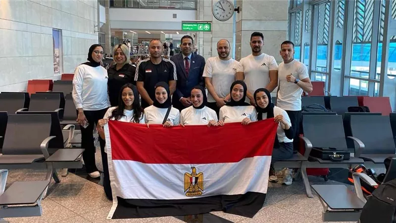 بعثة الكونغ فو تغادر إلى روسيا للمشاركة في دورة ألعاب البريكس