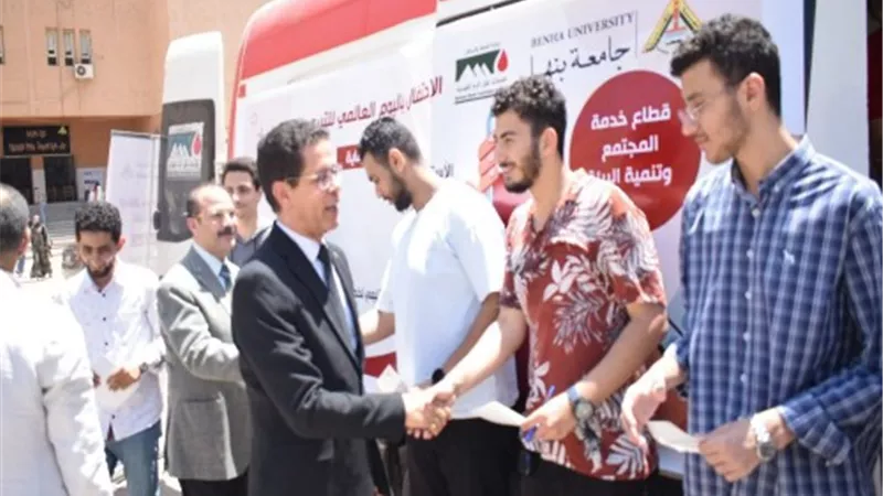 رئيس جامعة بنها الدكتور