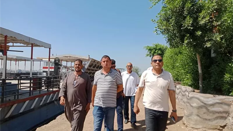 رئيس مدينة أبوقرقاص يتفقد المعديات قبل عيد الاضحى المبارك