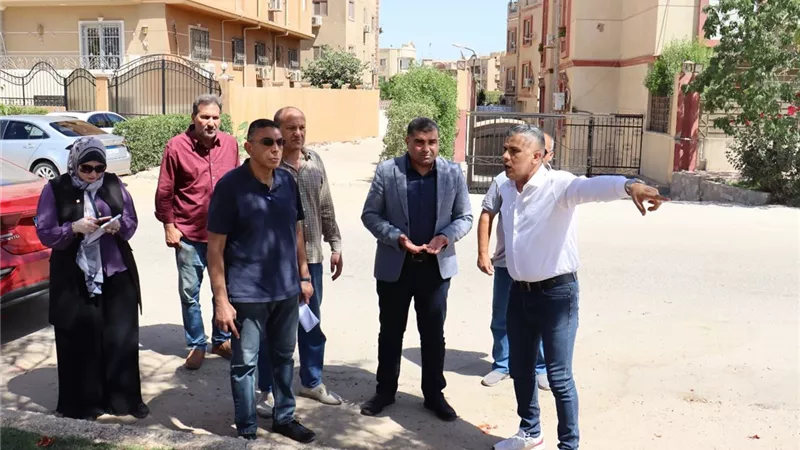 جهاز مدينة الشيخ زايد يواصل جهوده في إزالة الاشغالات