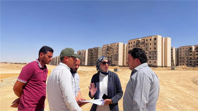 رئيس جهاز السويس الجديدة تتفقد وحدات سكن لكل المصريين