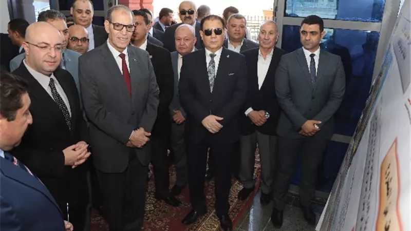 أفتتاح مجمع النيابات الاداريه ببنى سويف
