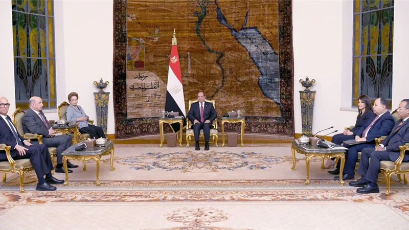 الرئيس السيسي يستقبل رئيسة بنك التنمية الجديد