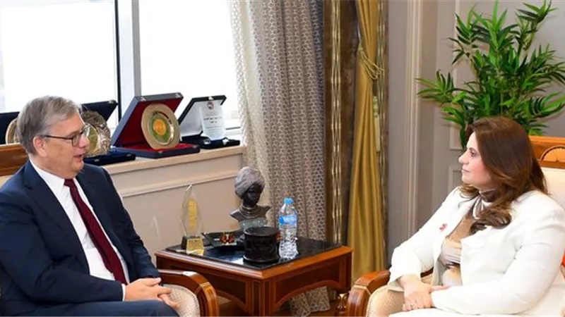السفيرة سها: ننسق الجهود لتدشين المركز المصري الهولندي للوظائف والهجرة