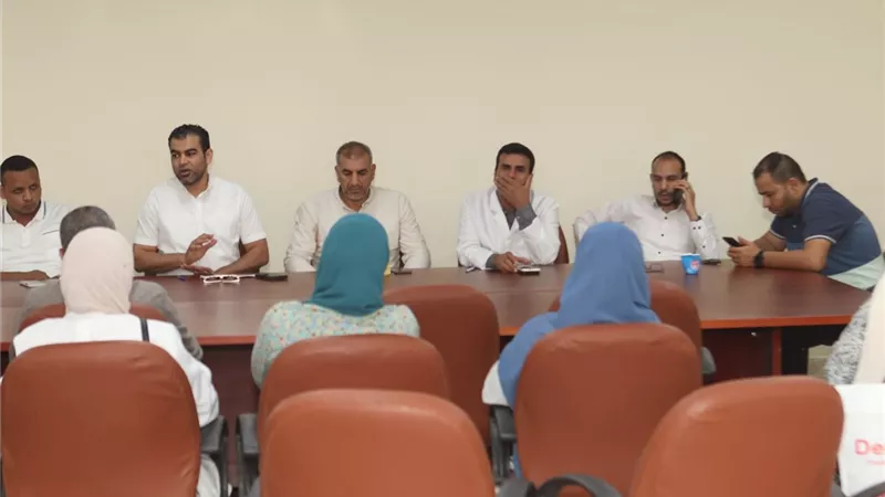 وضع خطة تشغيل لأجهزة التنفس الصناعي بحضانات مستشفي نجع حمادي