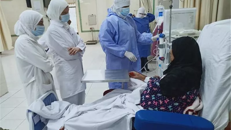 تدريب طلاب مدارس التمريض بمستشفيات الإسماعيلية..صور