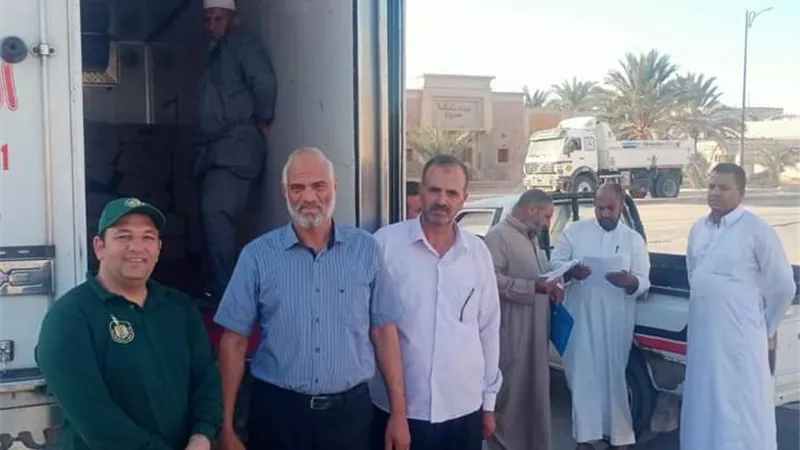 توزيع ٢ طن من اللحوم بمناسبة عيد الاضحي في سيوة