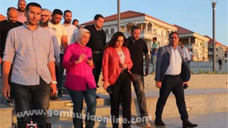 محافظ دمياط تفتتح مشروع تطوير منطقة اللسان برأس البر