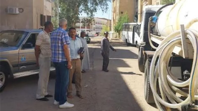 رئيس مدينة سفاجا : حصول المواطنين على مياه شرب نظيفة ليس رفاهية