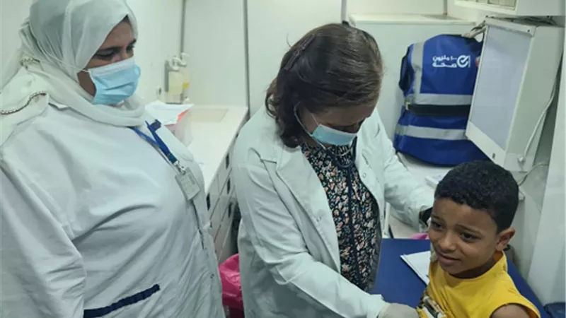 الكشف على 1089 مواطنا فى قافلة ابو اسماعيل بابو حمص