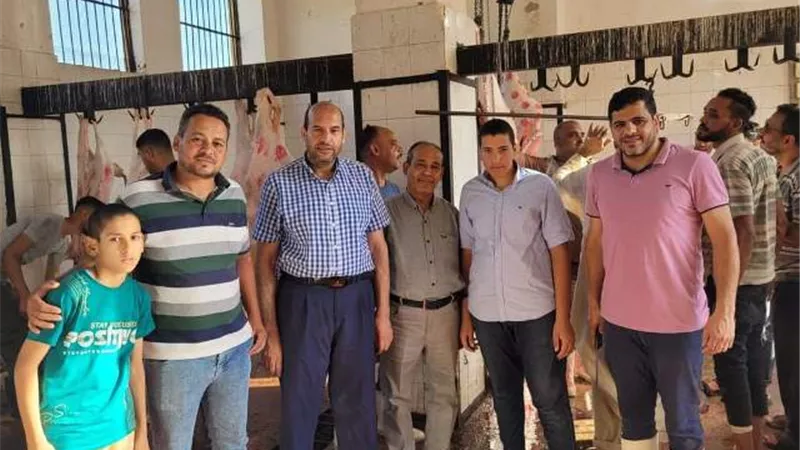 بيطري المنيا يتابع استعدادات المجازر الحكومية لاستقبال عيد الأضحى