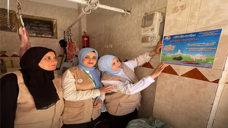 مياه المنيا تطلق حملة توعية لمحلات الجزارة