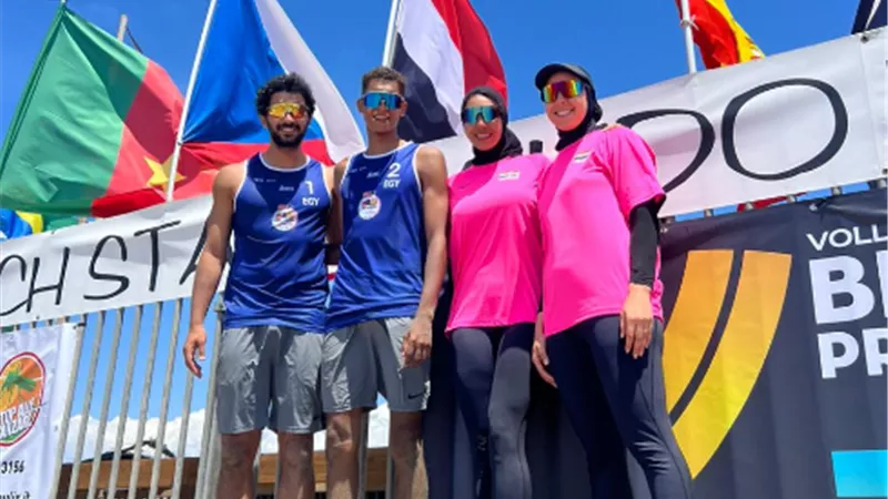 اتحاد الطائرة يعلن قائمة منتخب الشاطئية المشارك في بطولة إفريقيا