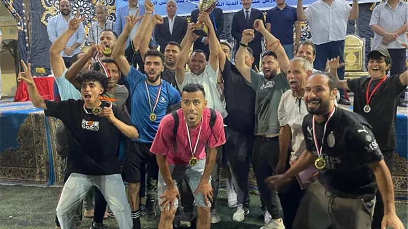 مركز شباب محمد صلاح بنجربج بطلا لدورى مراكز شباب مصر