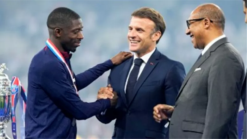 قبل انطلاق يورو 2024.. ديمبيلي يتقدم بطلب للفرنسيين يتعلق بماكرون