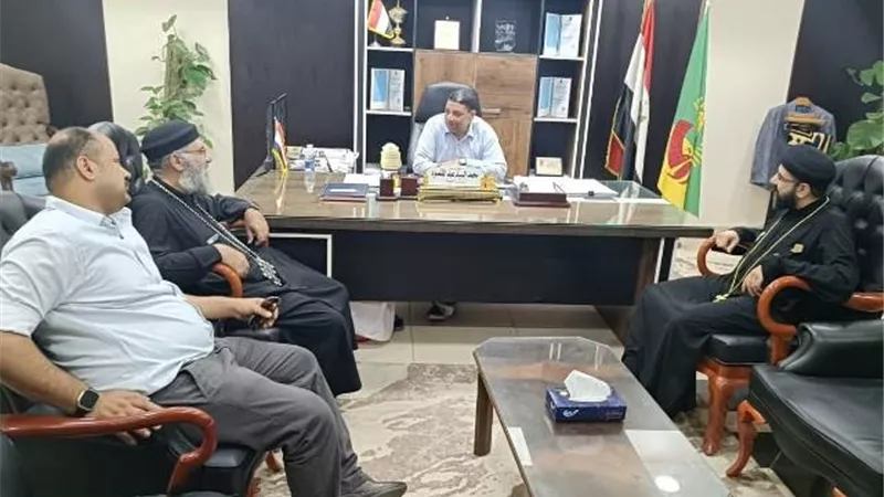 رعاة كنيسة بالشروق يقدمون التهنئة لرئيس الجهاز بمناسبة عيد الأضحى
