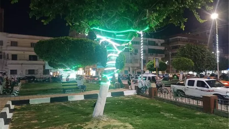تطوير وتجميل ميدان الممر بحي ثان الإسماعيلية