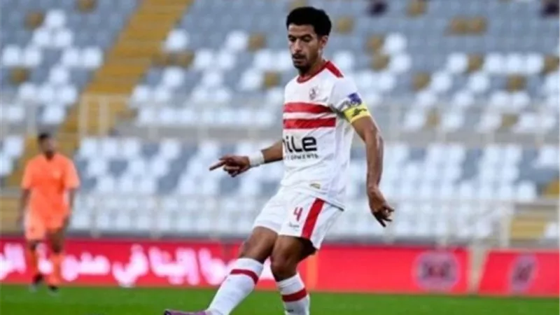 غياب عمر جابر عن مباراة المصرى