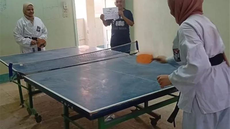 دورة في تنس الطاولة بنادي جرجا الرياضي بسوهاج