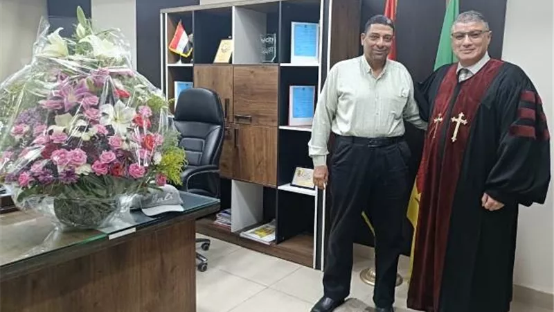 مجمع الكنائس المعمدانية يقدم التهنئة لجهاز الشروق بعيد الأضحى