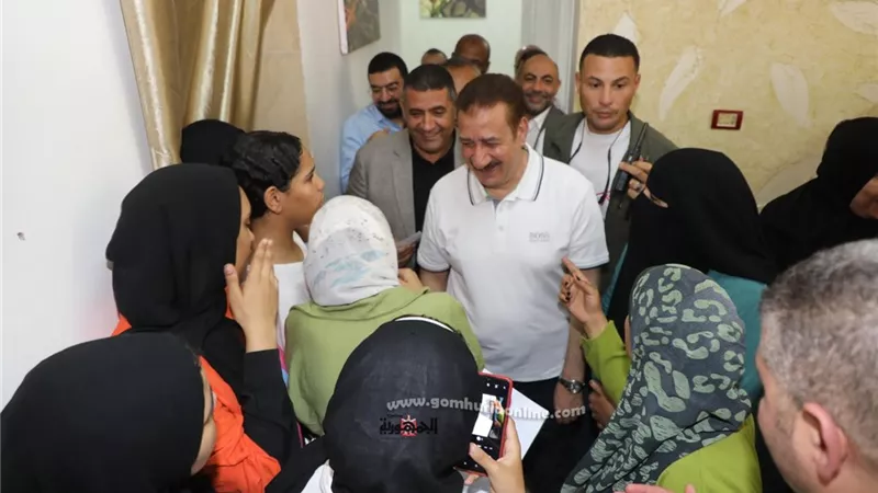 محافظ المنوفية يرسم البهجة علي الأيتام نزلاء مؤسسة تربية البنات