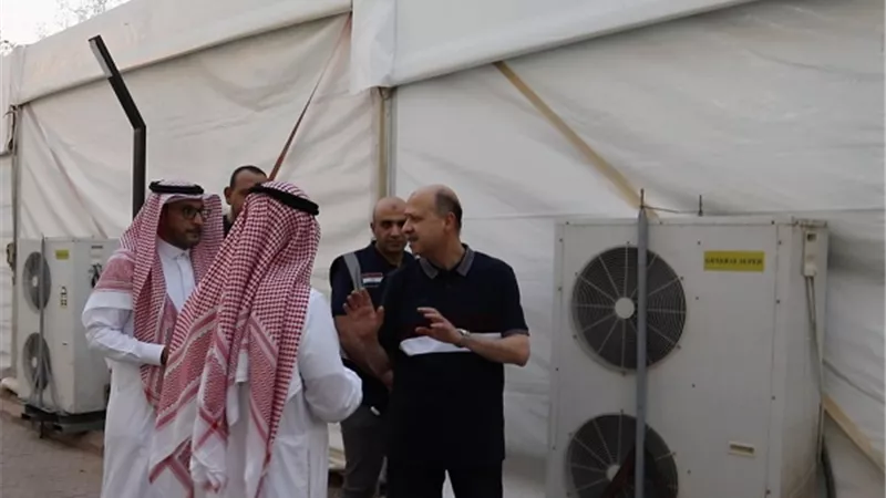 رئيس بعثة الحج الرسمية : تسكين إلكتروني وتكييفات بمخيمات القرعة بمنى وعرفات