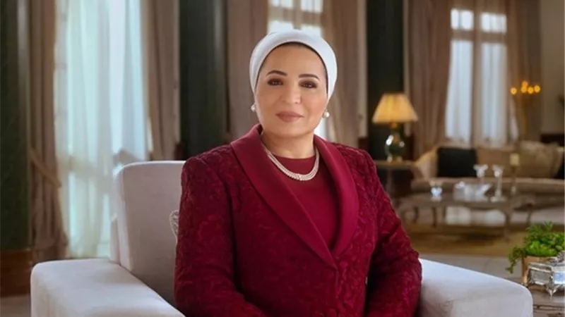 قرينة رئيس الجمهورية تهنئ الشعب المصري بحلول عيد الأضحى