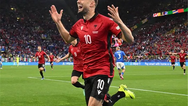شاهد هدف ألبانيا الأول في مرمي إيطاليا في يورو 2024 .. فيديو
