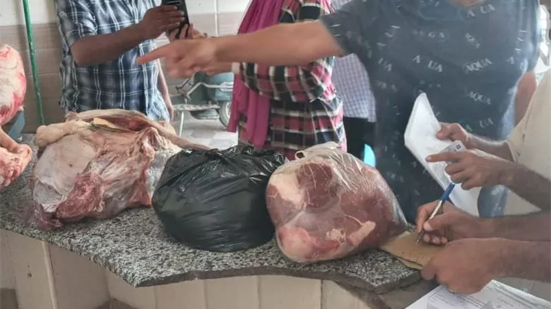 حملة تفتيشية على اسواق اللحوم بالمنيا