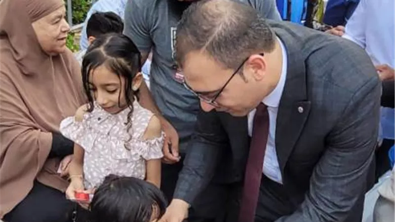 نائب محافظ دمياط يزور دار الأيتام