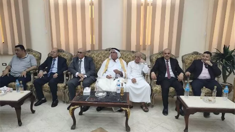 مشايخ القبائل والعواقل والفلسطينين يهنئون محافظ شمال سيناء بالعيد