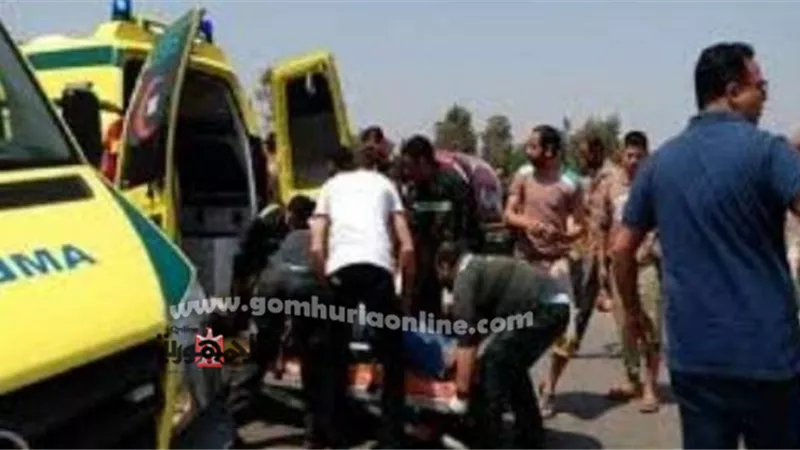 مصرع 5اشخاص بينهم اب ونجليه واصابة ١٢ اخرين بالمنيا