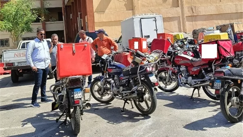 جهاز الشروق يتحفظ على 27 دراجة بخارية ويُزيل 18 إعلانا مخالفا.. بالصور