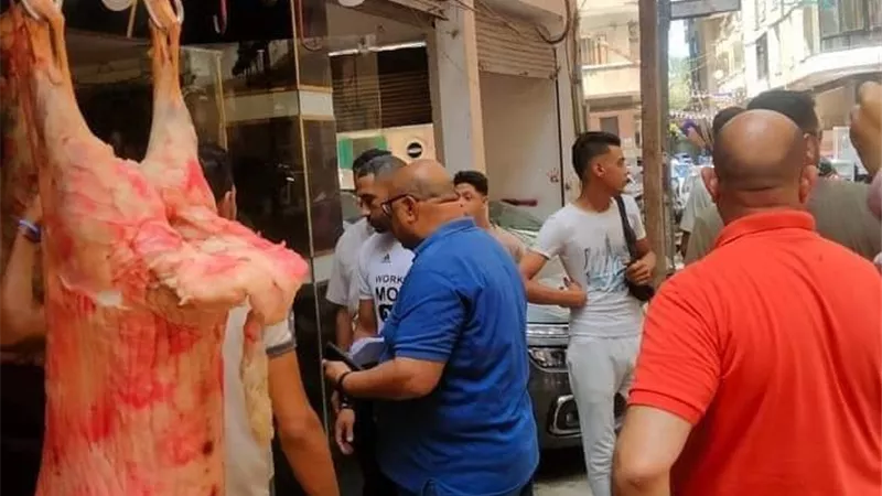 57 الف جنيه غرامات ورسوم على محلات الجزارة وسط الأسكندرية