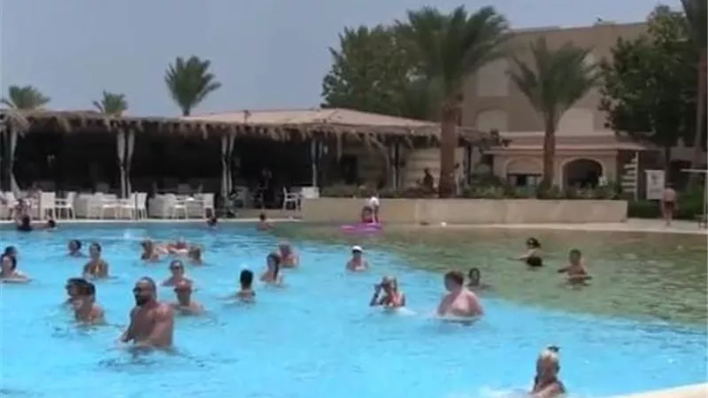 ثانى أيام العيد. المصريون بالمرتبة الثانية في إشغال فنادق الغردقة