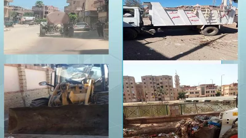 تكثيف اعمال النظافة بالشرقية خلال أجازة عيد الأضحى المبارك