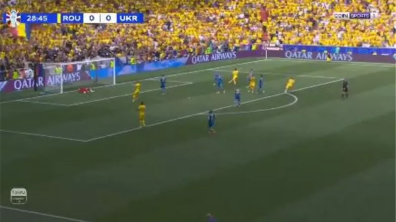 يورو 2024.. رومانيا تتقدم على أوكرانيا بهدف فى الشوط الأول ..فيديو