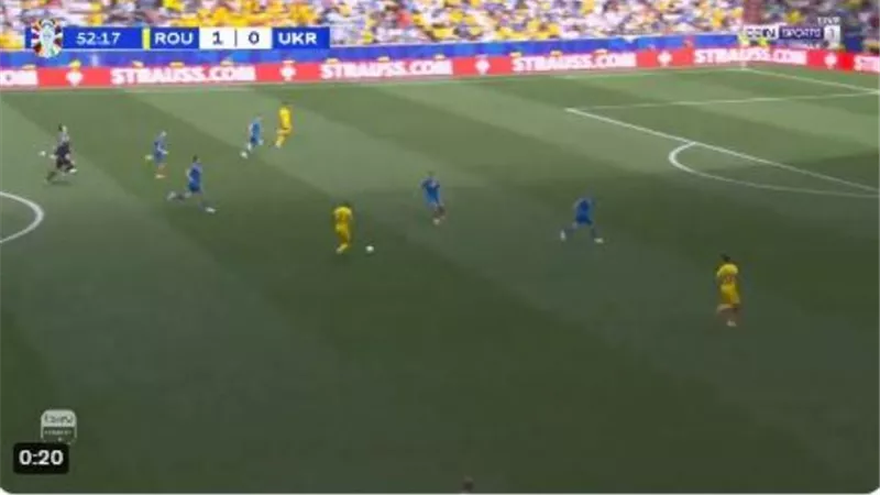 رومانيا تكتسح أوكرانيا بثلاثية فى يورو 2024.. فيديو
