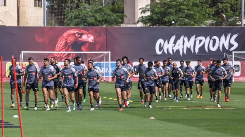 الأهلي يختتم استعدادته لمباراة الاتحاد السكندري فى الدورى