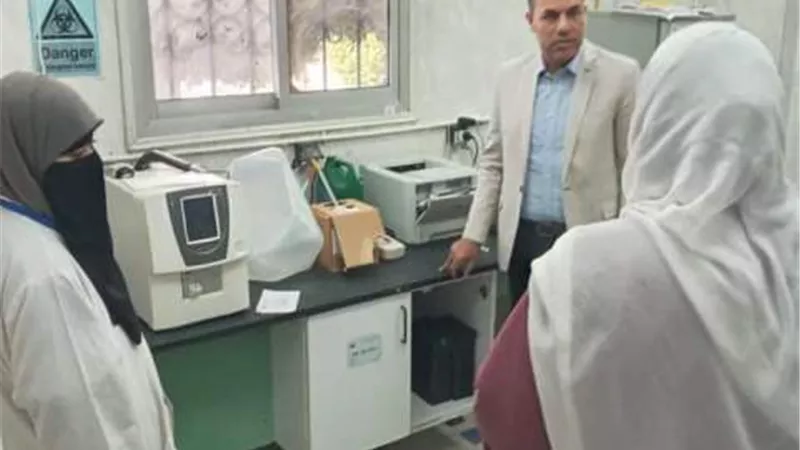 وكيل الصحة بدمياط يفاجئ مستشفي الأمراض الصدرية