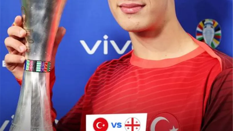 جولر يحصد جائزة رجل مباراة تركيا وجورجيا
