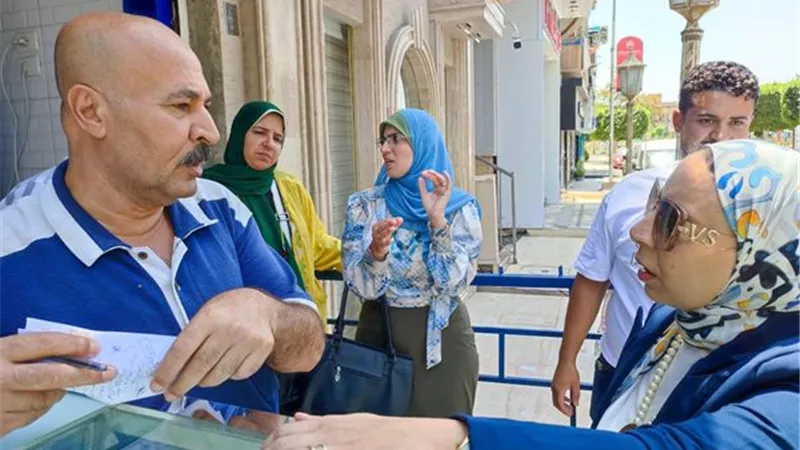 مدير صحة الإسماعيلية تقود حملة تفتيشية على المنشآت الغذائية