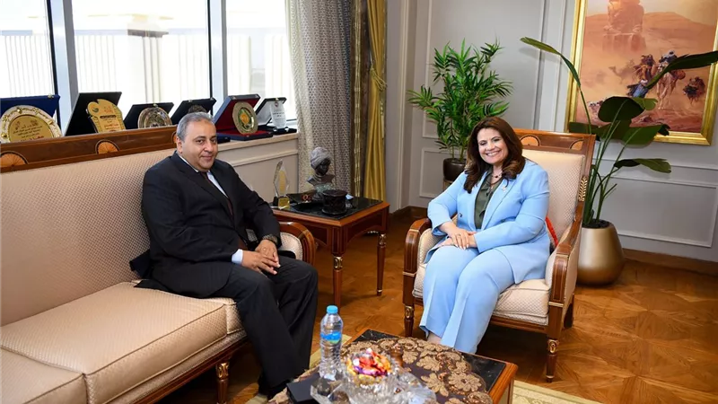 سها جندي تبحث مع أمين اللجنة التنسيقية تنفيذ اتفاقية المشاركة المصرية الأوروبية