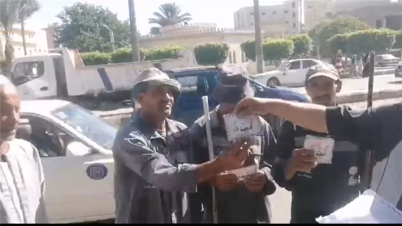 فوز 4 عمال نظافة بعيدية بوابة الجمهورية اون لاين لرابع ايام العيد