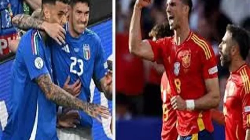 كيفية مشاهدة مباراة إيطاليا وإسبانيا فى أمم أوروبا اليوم