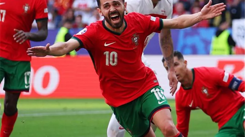 يورو 2024 .. البرتغال يتقدم بثنائية أمام تركيا في الشوط الأول