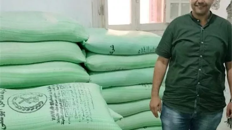 ضبط 5 أطنان دقيق بلدي مدعم بأحد المخازن بالعلمين