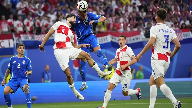 التعادل السلبى ينهى الشوط الأول إيطاليا وكرواتيا بيورو 2024
